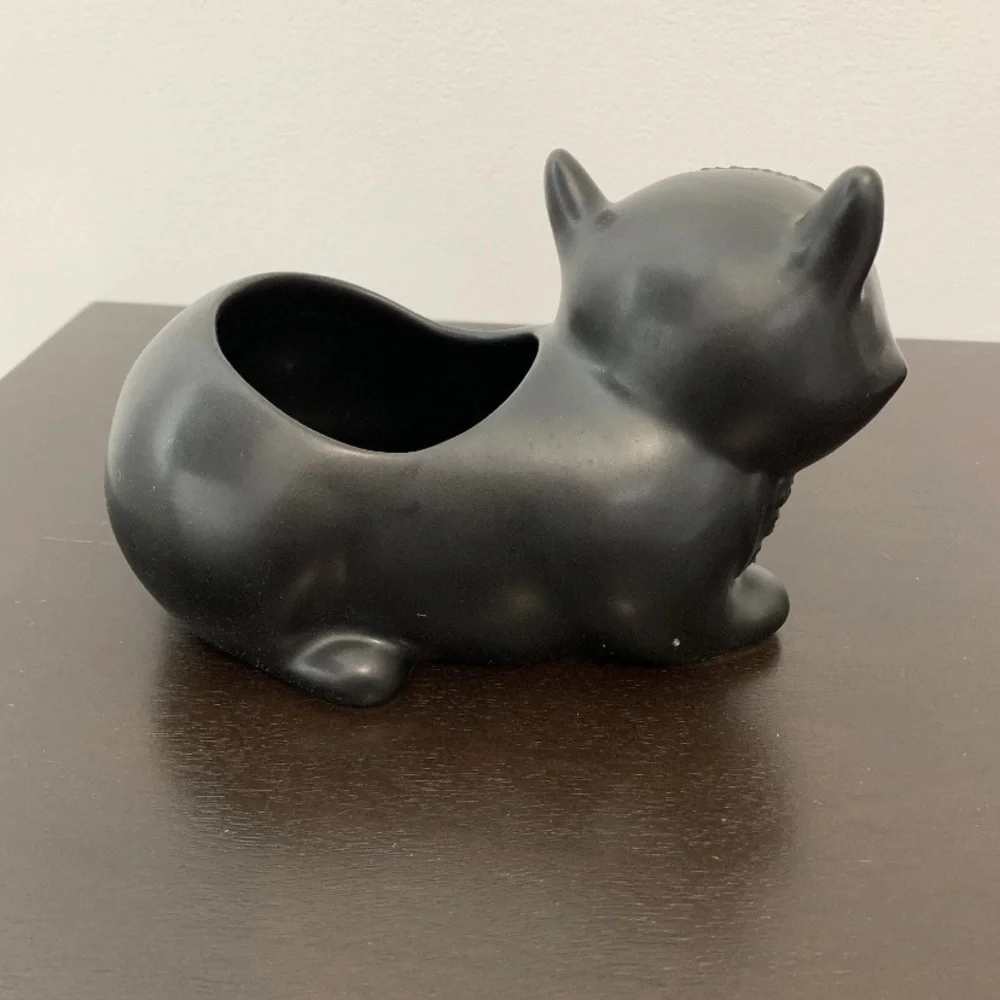 Target Cat Halloween Black Decor From 2014 Cat Kitschy Planter Desk Decoration